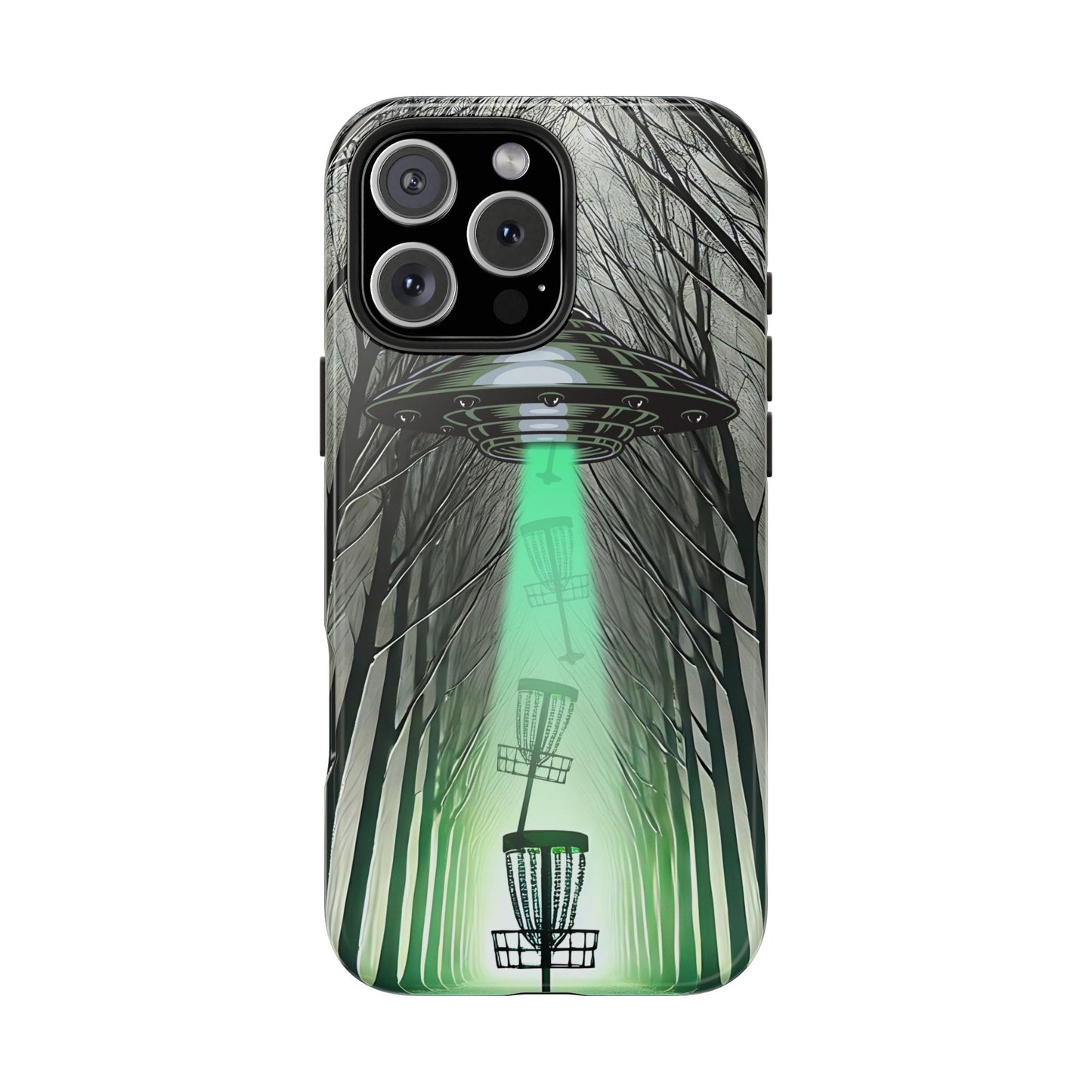 Beam Me Up Disc Golf Tough Phone Case