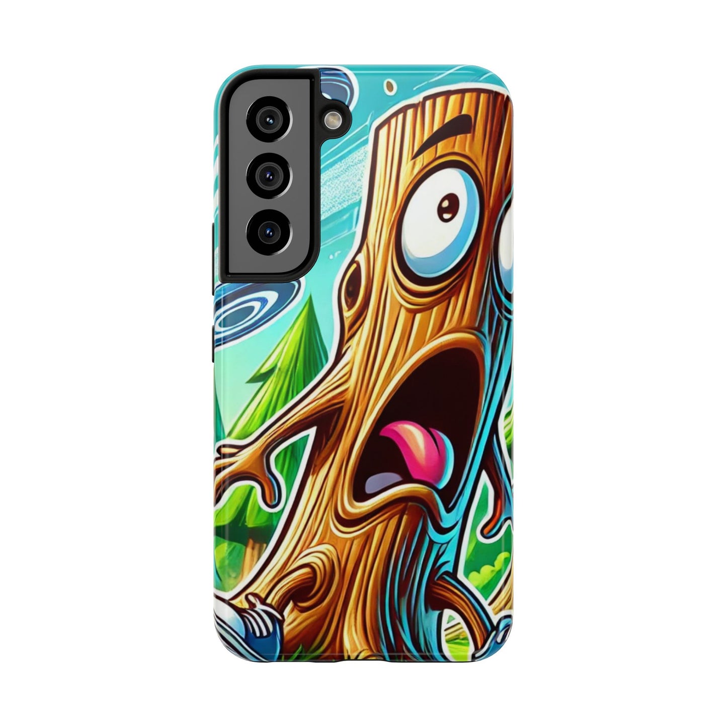 Trees Fear Me Disc Golf Tough Phone Case