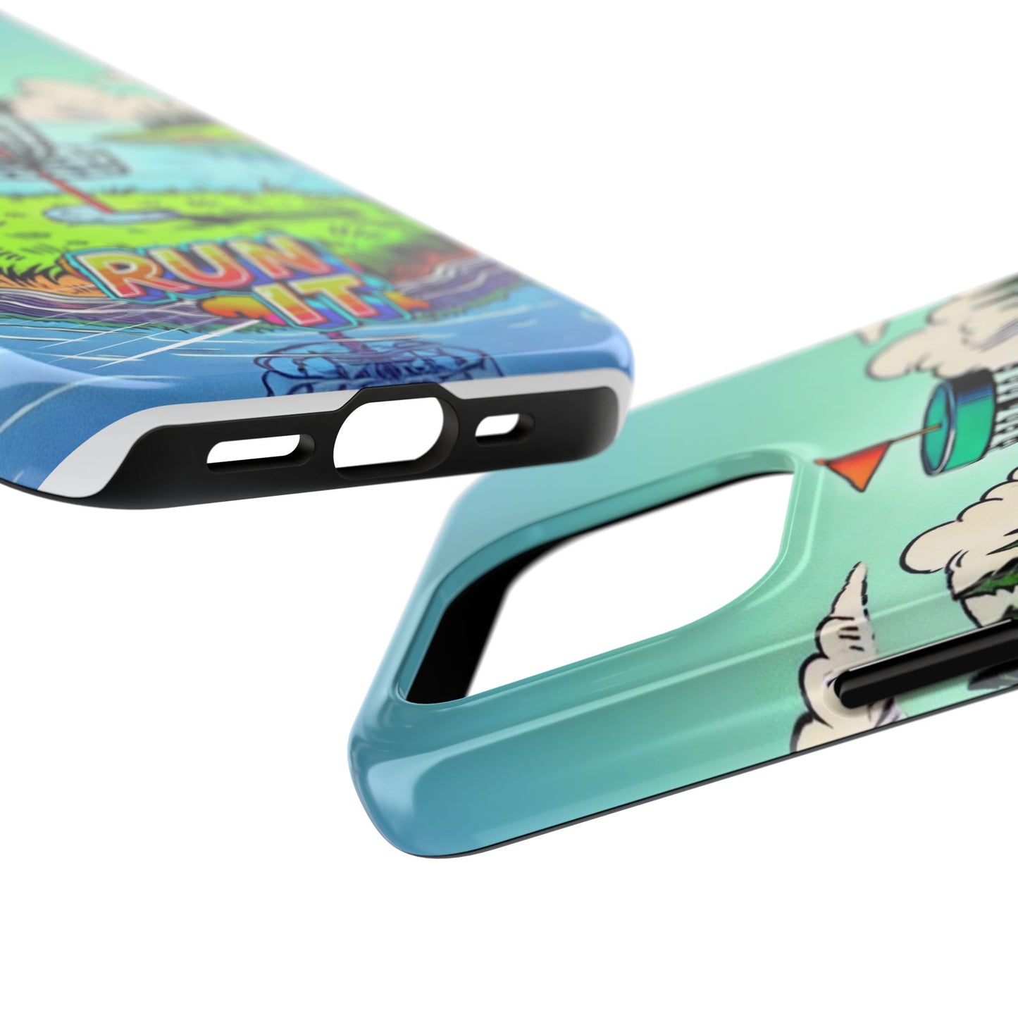 Run The Island - Disc Golf Tough Phone Case