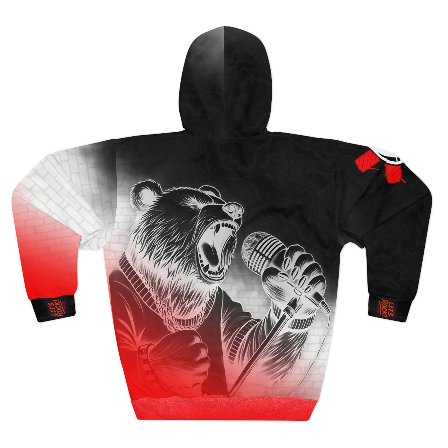 Rock Bear ROARS Hoodie - Karaoke Singing Pullover