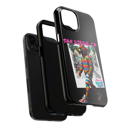 San Diego Beach Baddy Bear Tough Phone Case