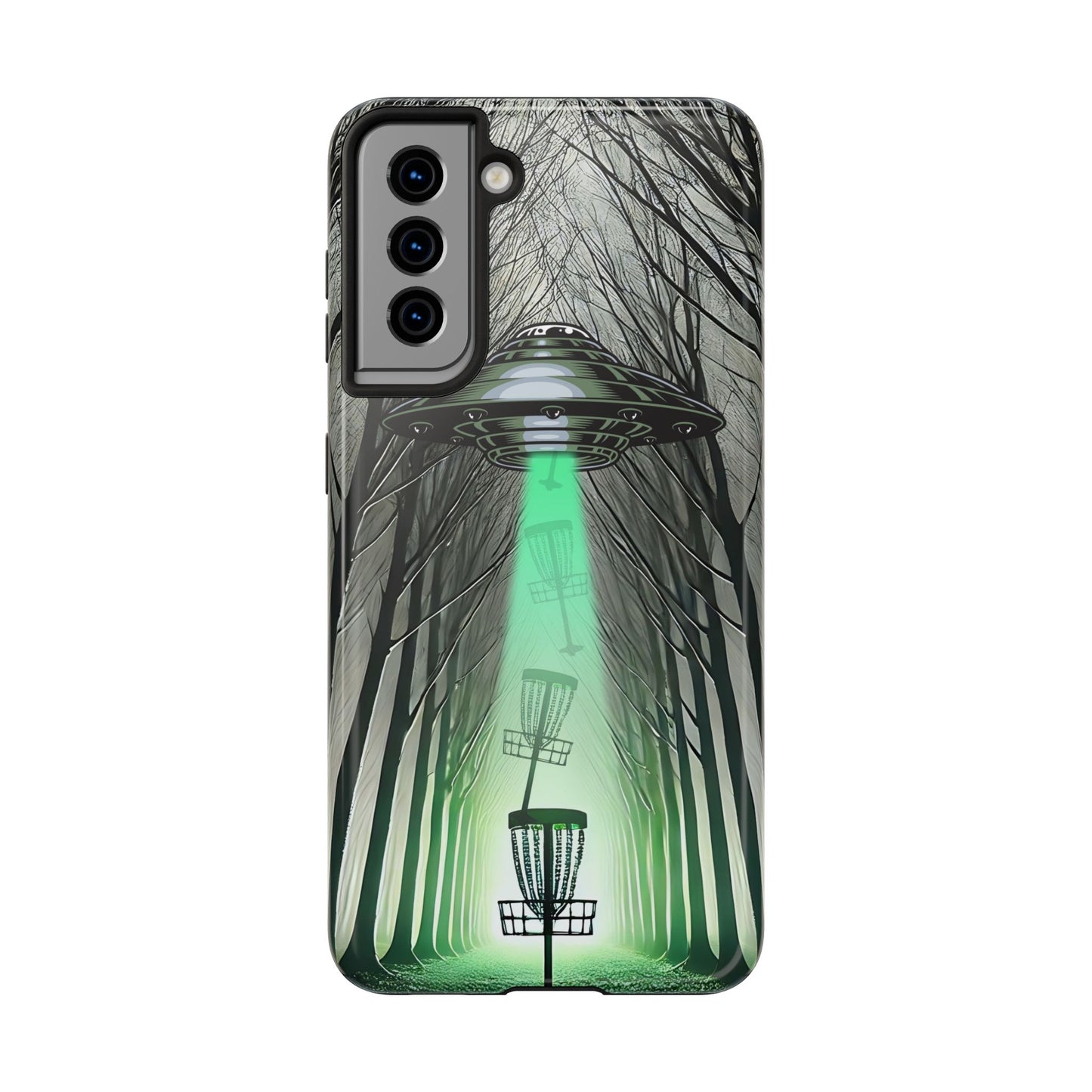 Beam Me Up Disc Golf Tough Phone Case