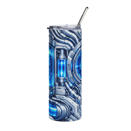 Blue Alien Fuel Cell Hot/Cold Drink Tumbler, 20oz
