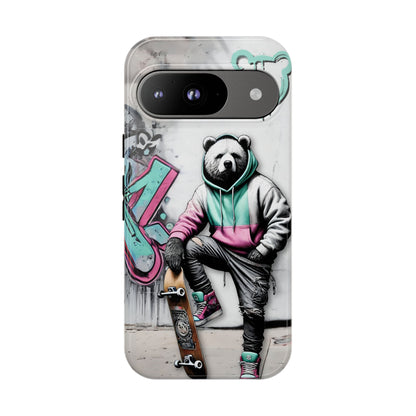 Chill Skate Baddy Bears Tough Phone Case (Google Pixel)