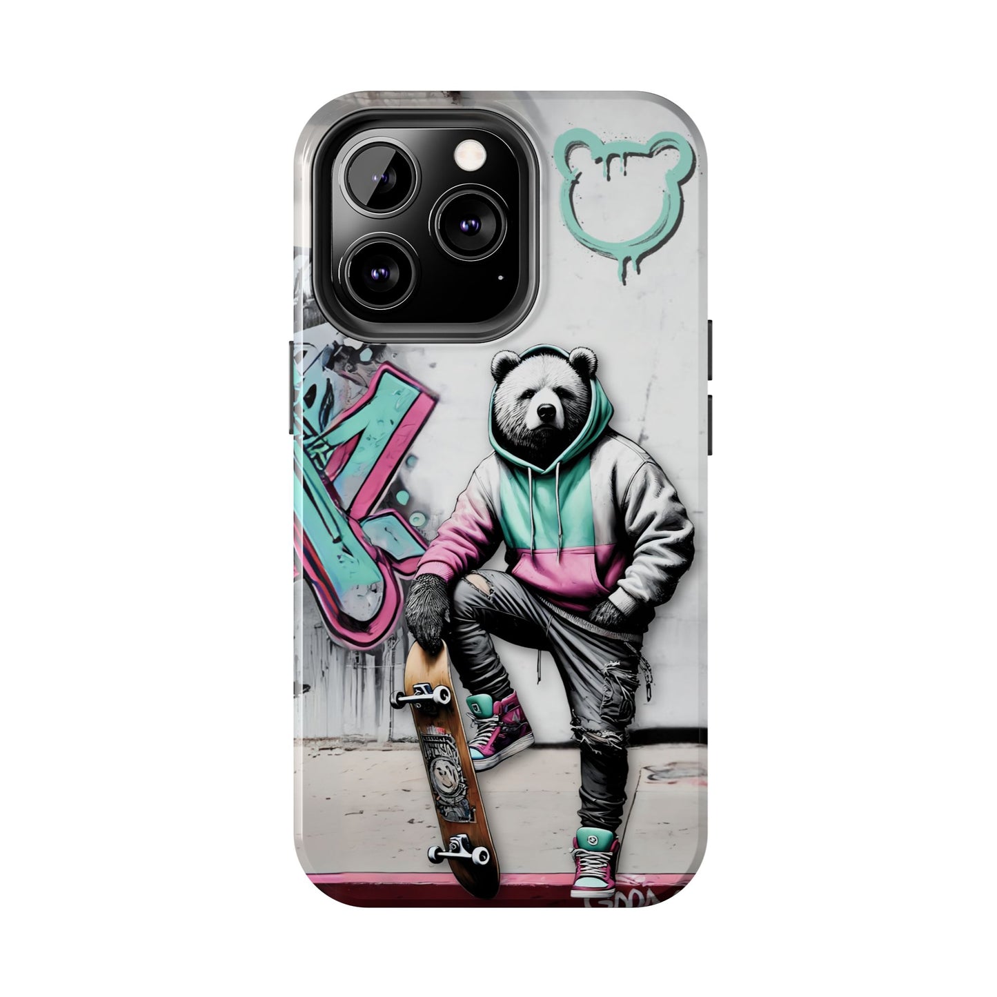 Chill Skate Baddy Bears Tough Phone Case