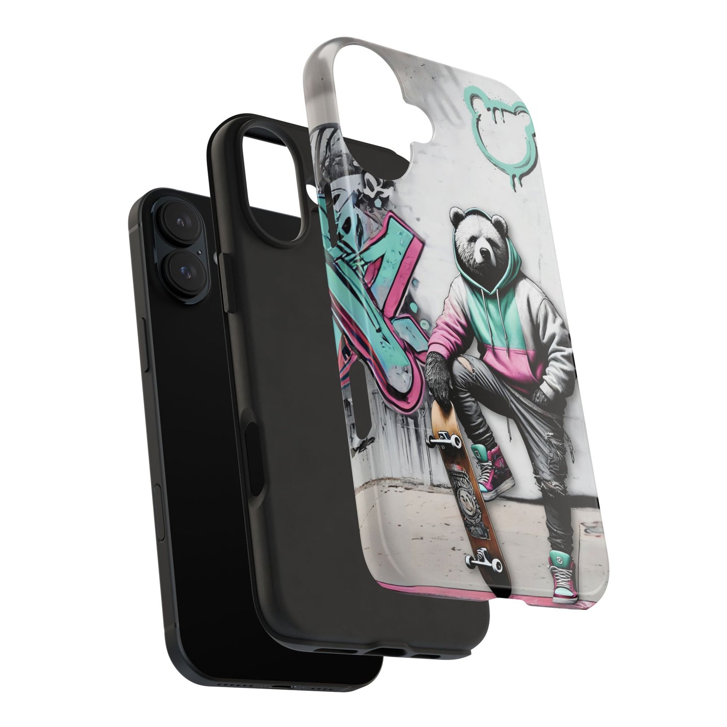 Chill Skate Baddy Bears Tough Phone Case