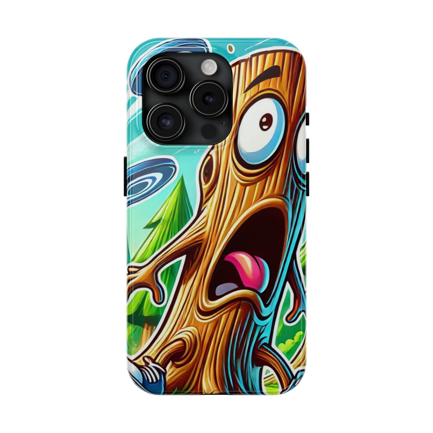 Trees Fear Me Disc Golf Tough Phone Case