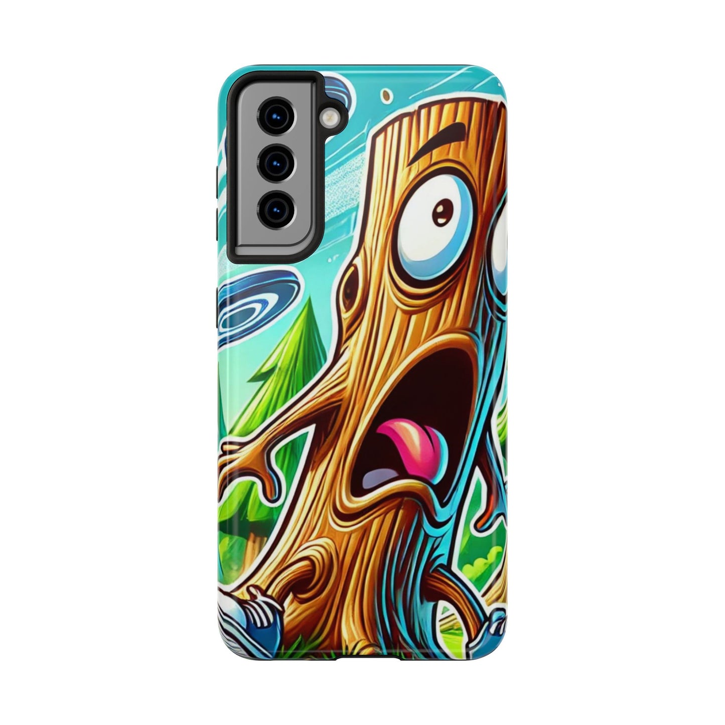 Trees Fear Me Disc Golf Tough Phone Case