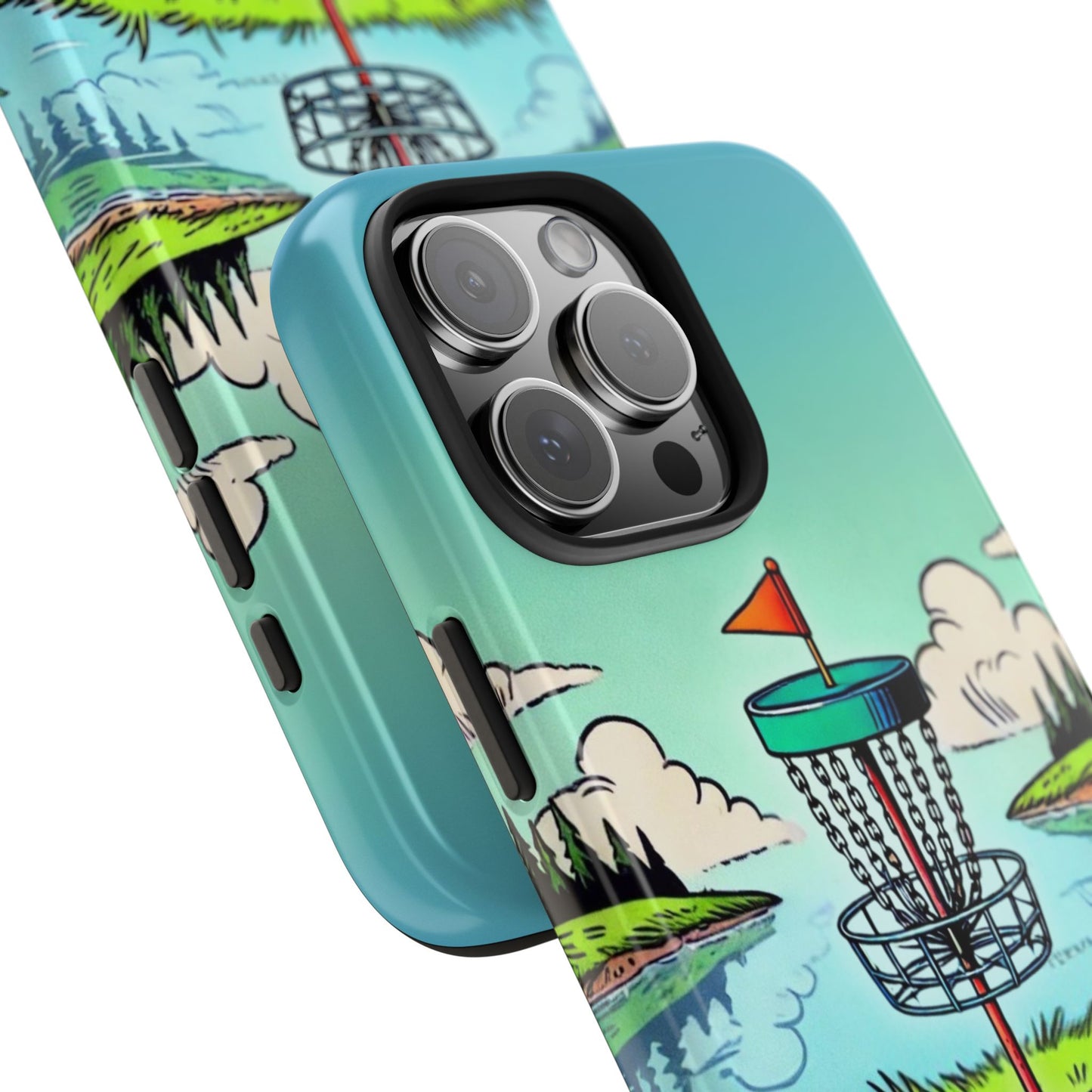 Run The Island - Disc Golf Tough Phone Case