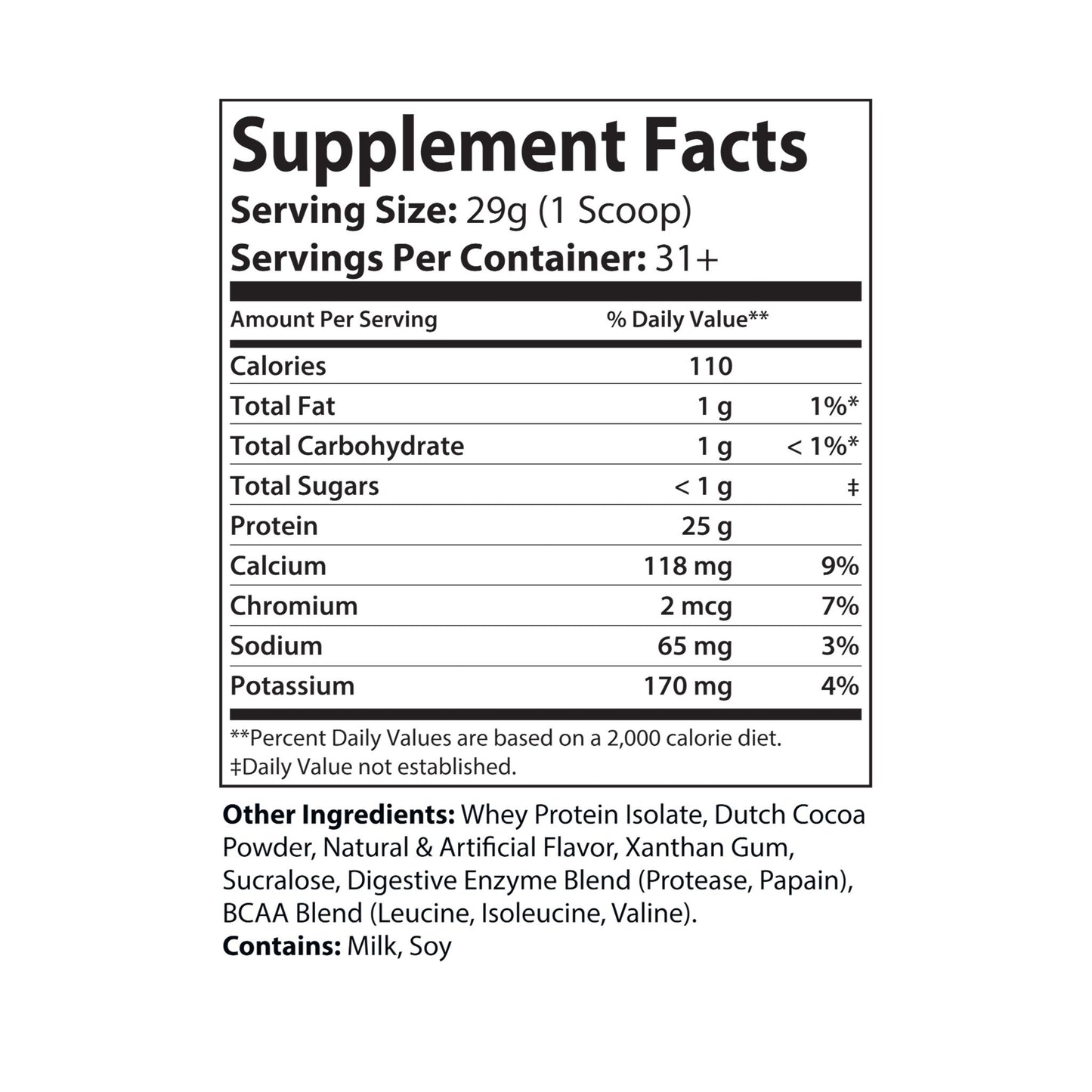 Bear Arms Whey Isolate Protein Supplement (907g, 2lb)