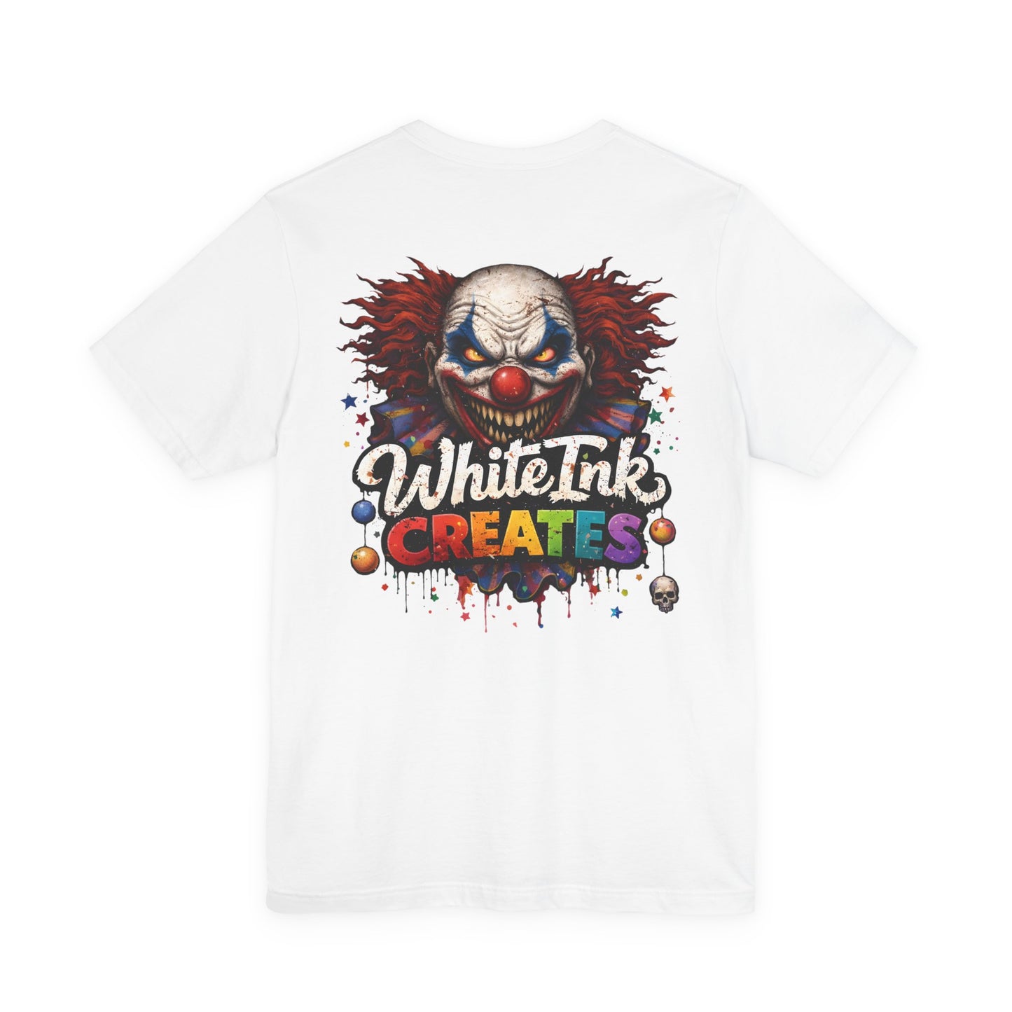 Panic the Clown White Ink Creates T-shirt