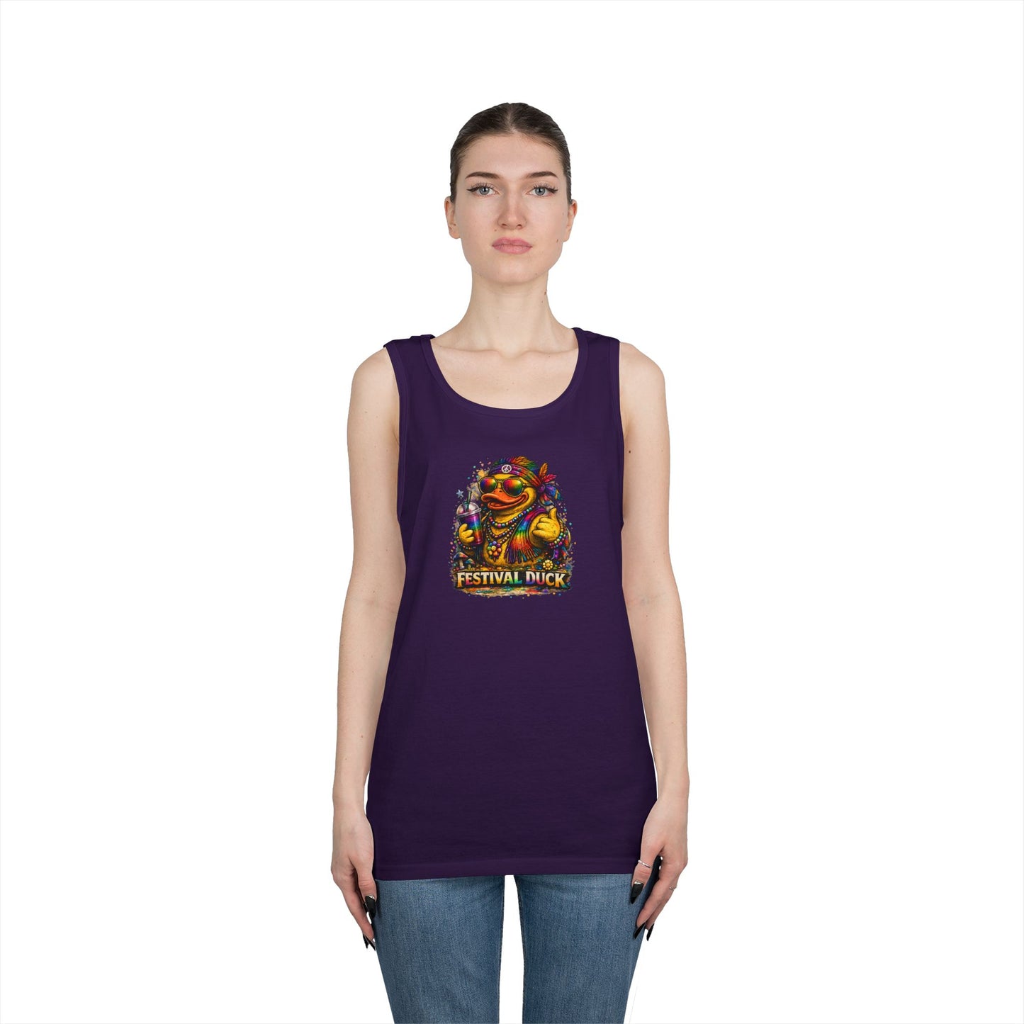 Festival Duck Tank Top — Vintage Urban Rubber Duck Tee