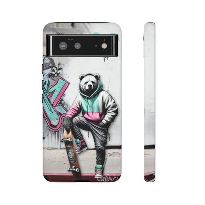 Chill Skate Baddy Bears Tough Phone Case (Google Pixel)