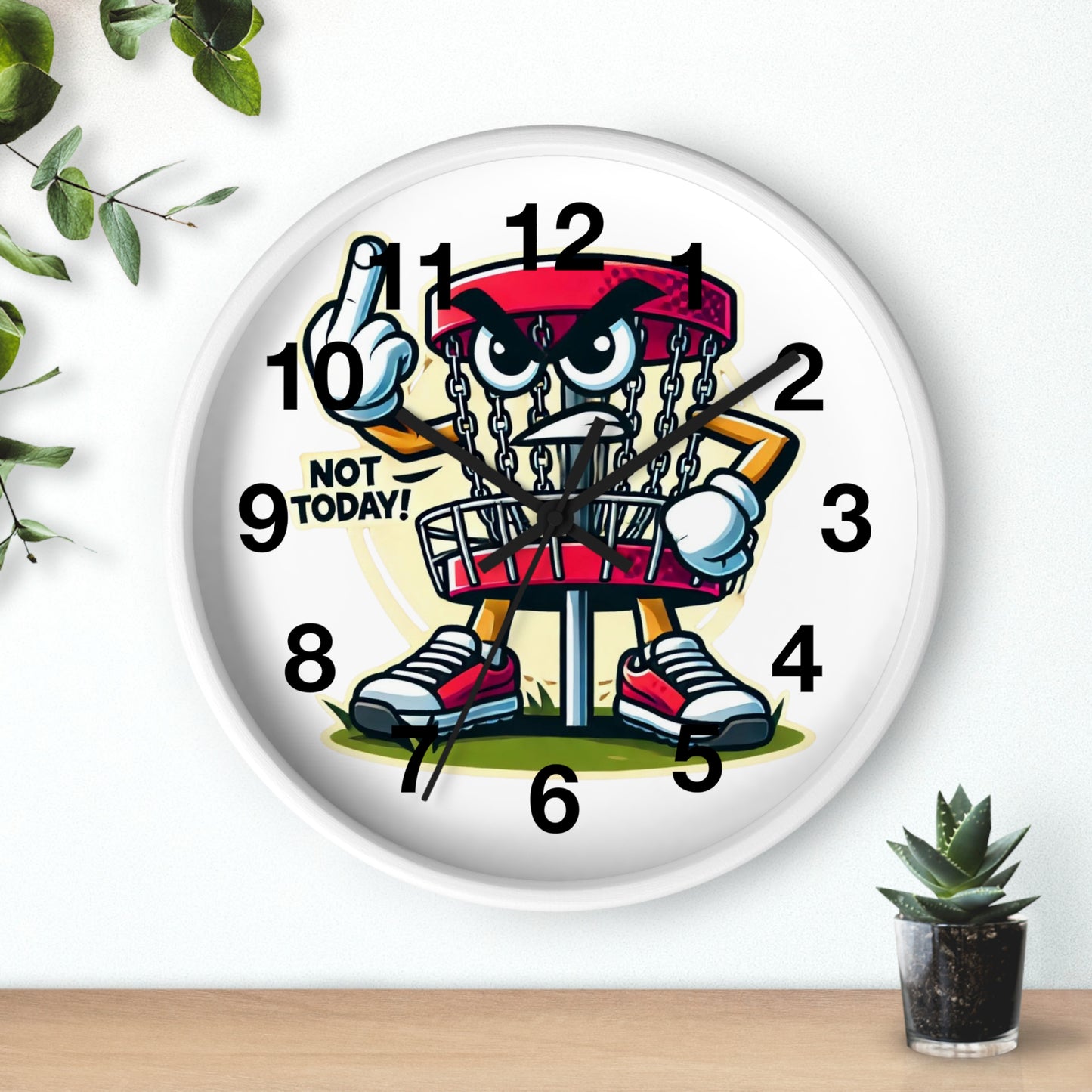 Disc Golf Wall Clock