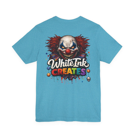 Panic the Clown White Ink Creates T-shirt