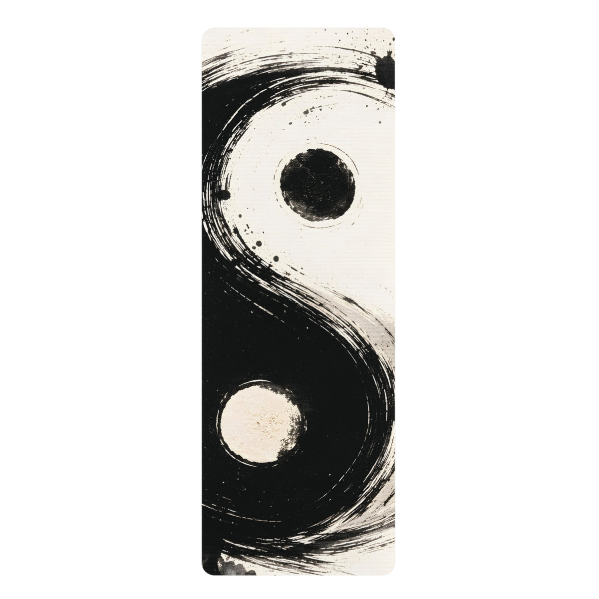 Zen Ink Yin Yang Rubber Yoga Mat