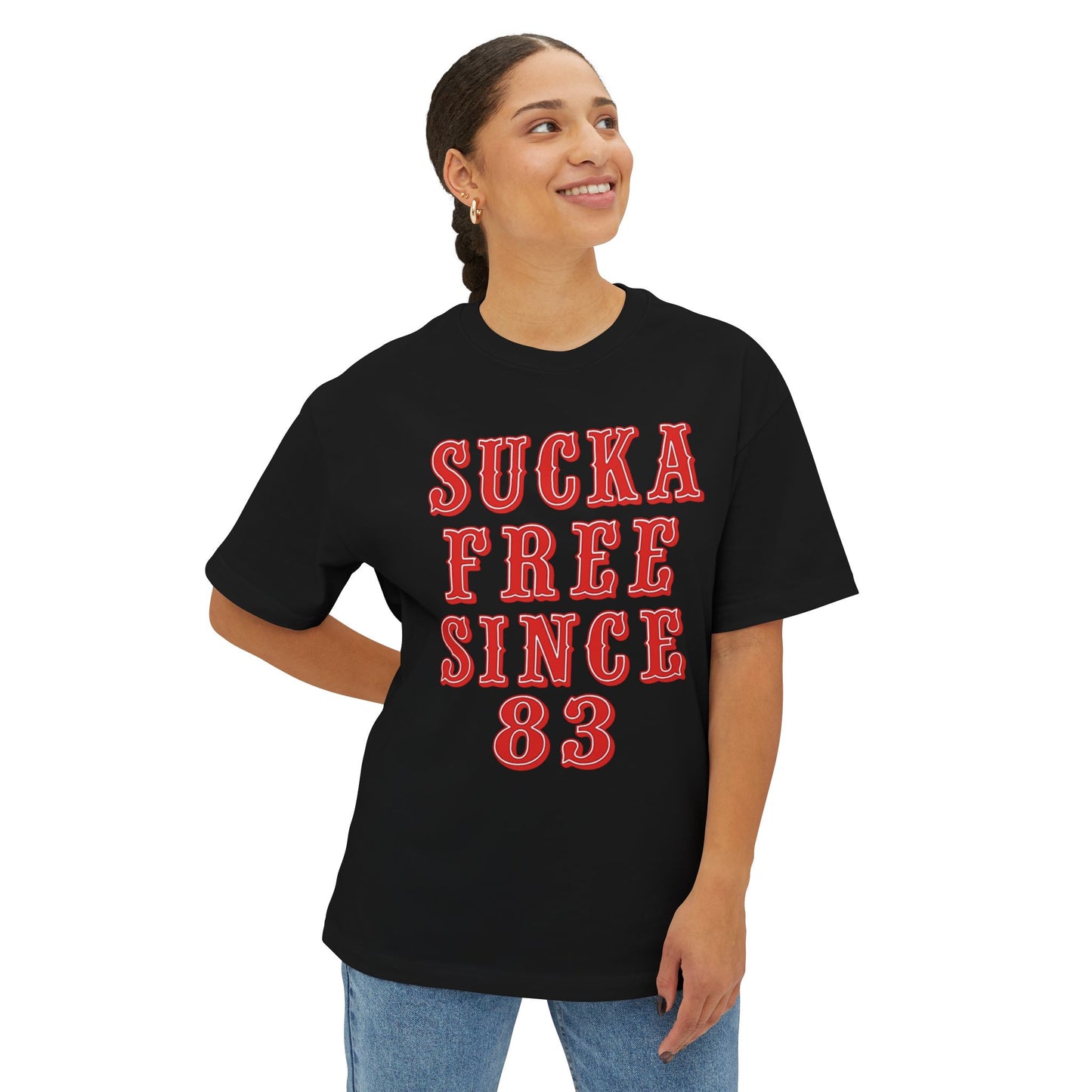Sucka Free Since '83 Niner Fan Tee