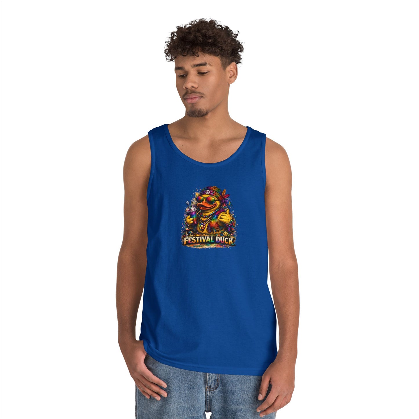 Festival Duck Tank Top — Vintage Urban Rubber Duck Tee
