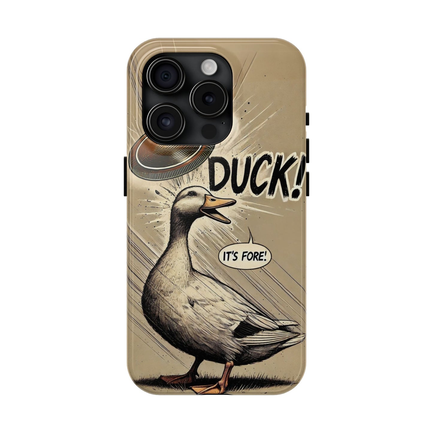 Duck Duck Disc -  Disc Golf Tough Phone Case