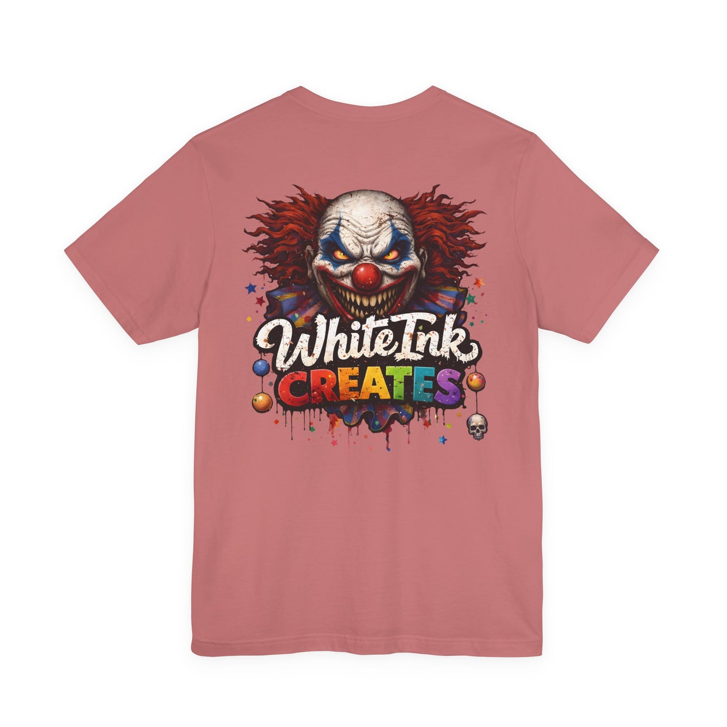 Panic the Clown White Ink Creates T-shirt