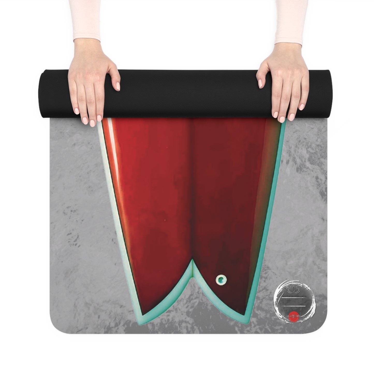 Surf's Up Rubber Yoga Mat