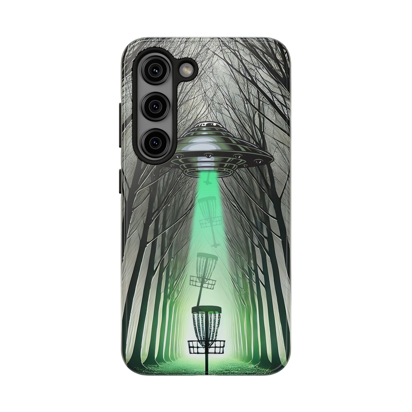 Beam Me Up Disc Golf Tough Phone Case