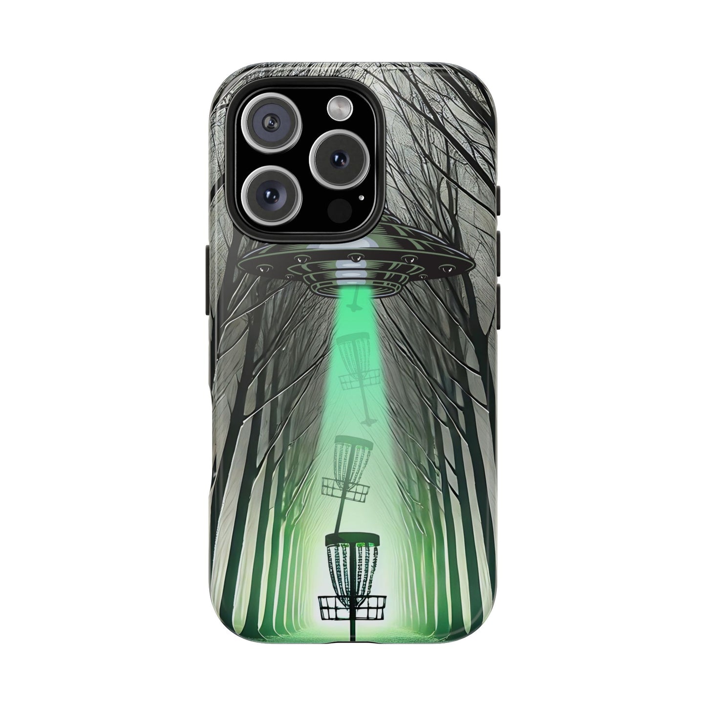 Beam Me Up Disc Golf Tough Phone Case