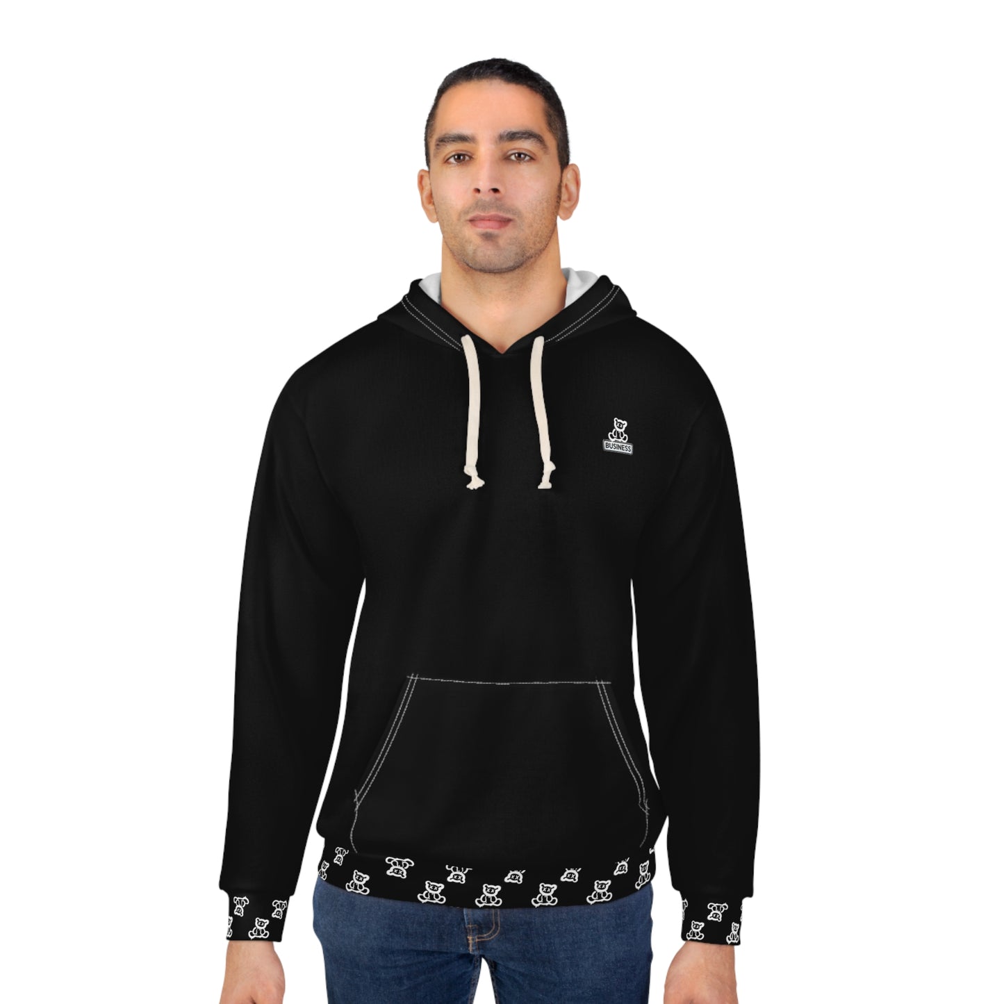 Baddy Bears Stands on Business Pullover Hoodie  The Boss Edition