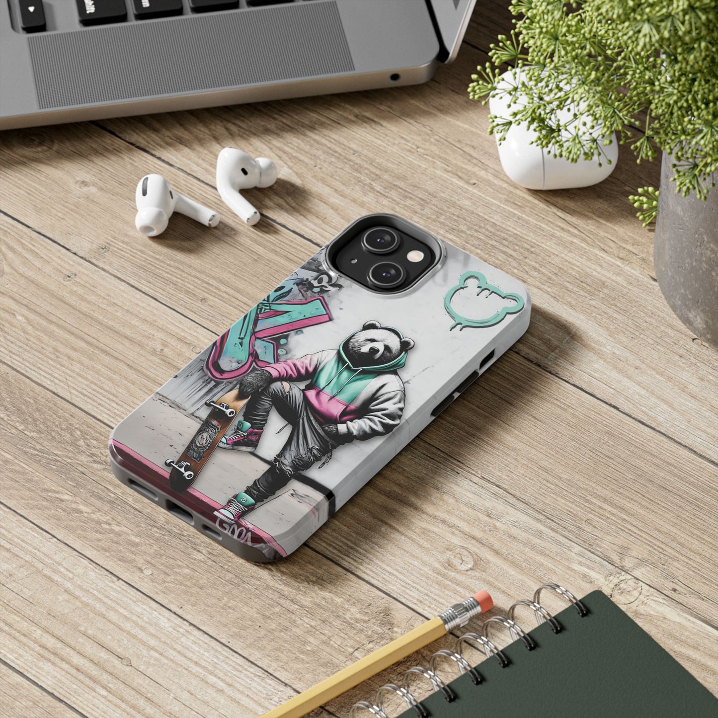 Chill Skate Baddy Bears Tough Phone Case