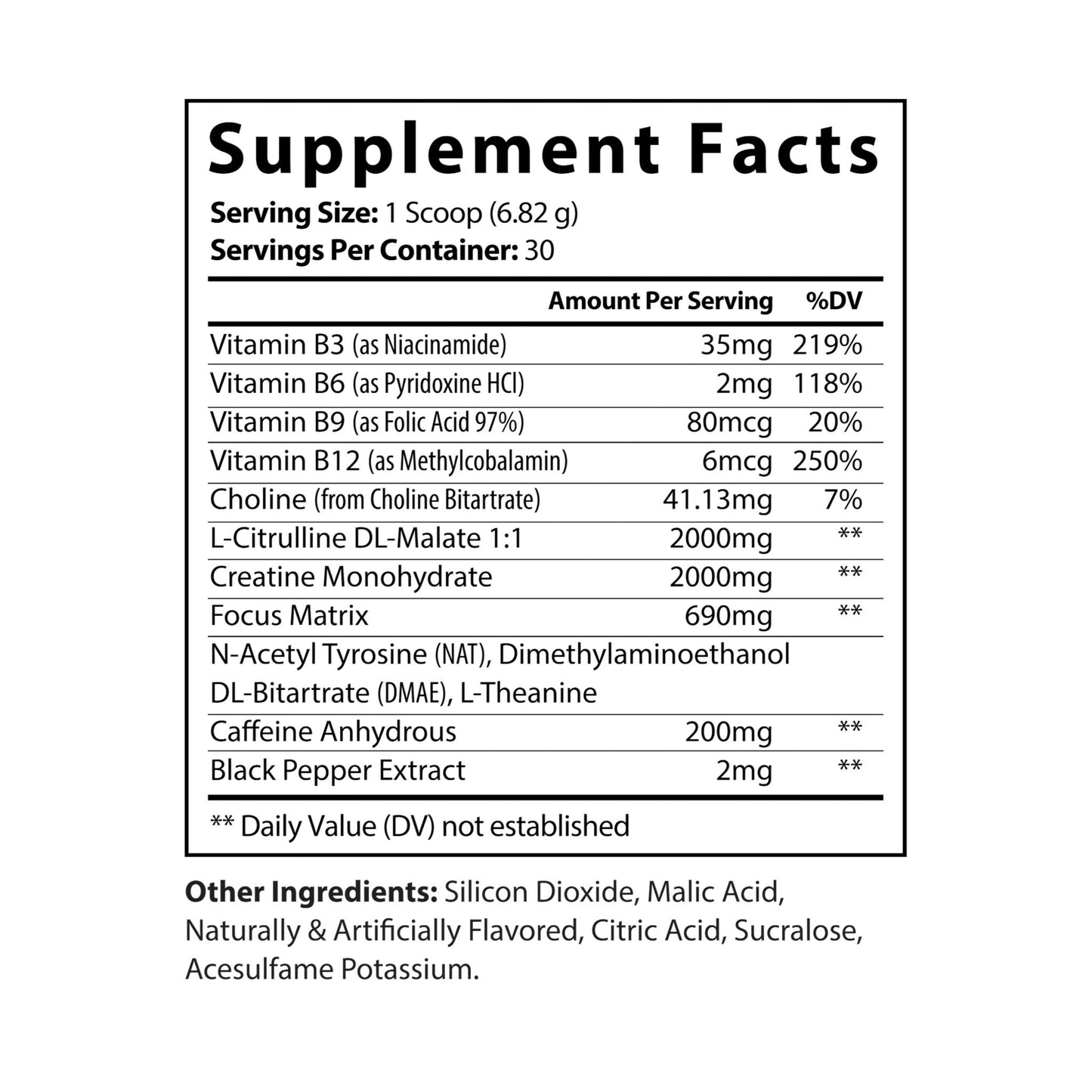 Jacked Rabbit Pre-Workout Supplement, Fruit Punch (204g, 7.1oz)