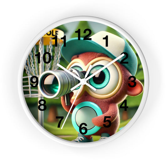 Gremlin Disc Golf Wall Clock, Funny Disc Golf Clock, Unique Clock Decor, Disc Golf Lover Gift, Nursery Room Clock