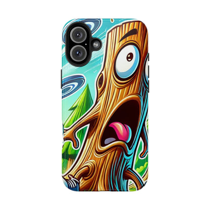 Trees Fear Me Disc Golf Tough Phone Case