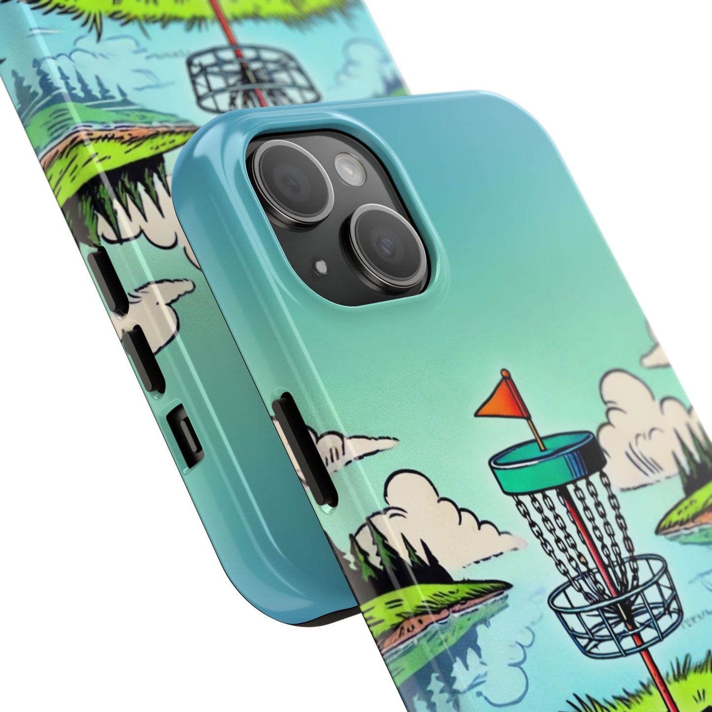 Run The Island - Disc Golf Tough Phone Case