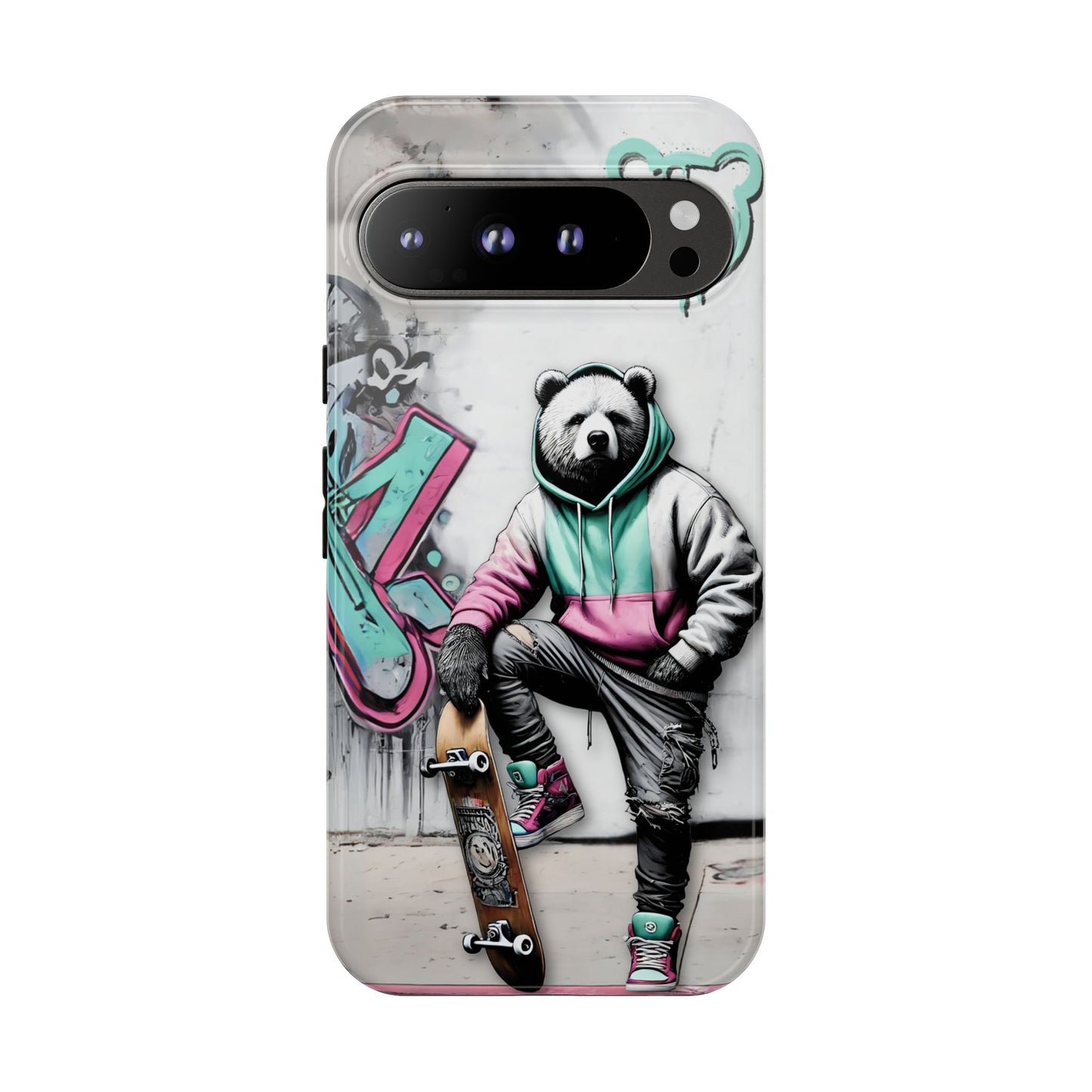 Chill Skate Baddy Bears Tough Phone Case (Google Pixel)