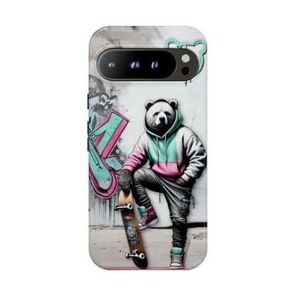 Chill Skate Baddy Bears Tough Phone Case (Google Pixel)