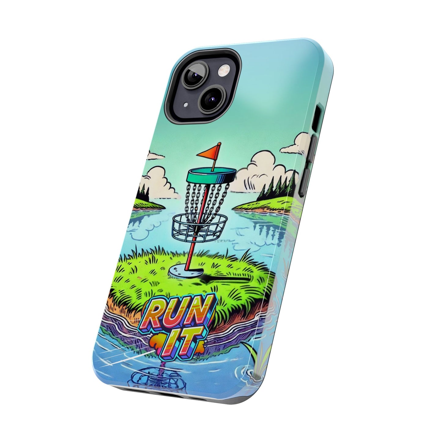 Run The Island - Disc Golf Tough Phone Case