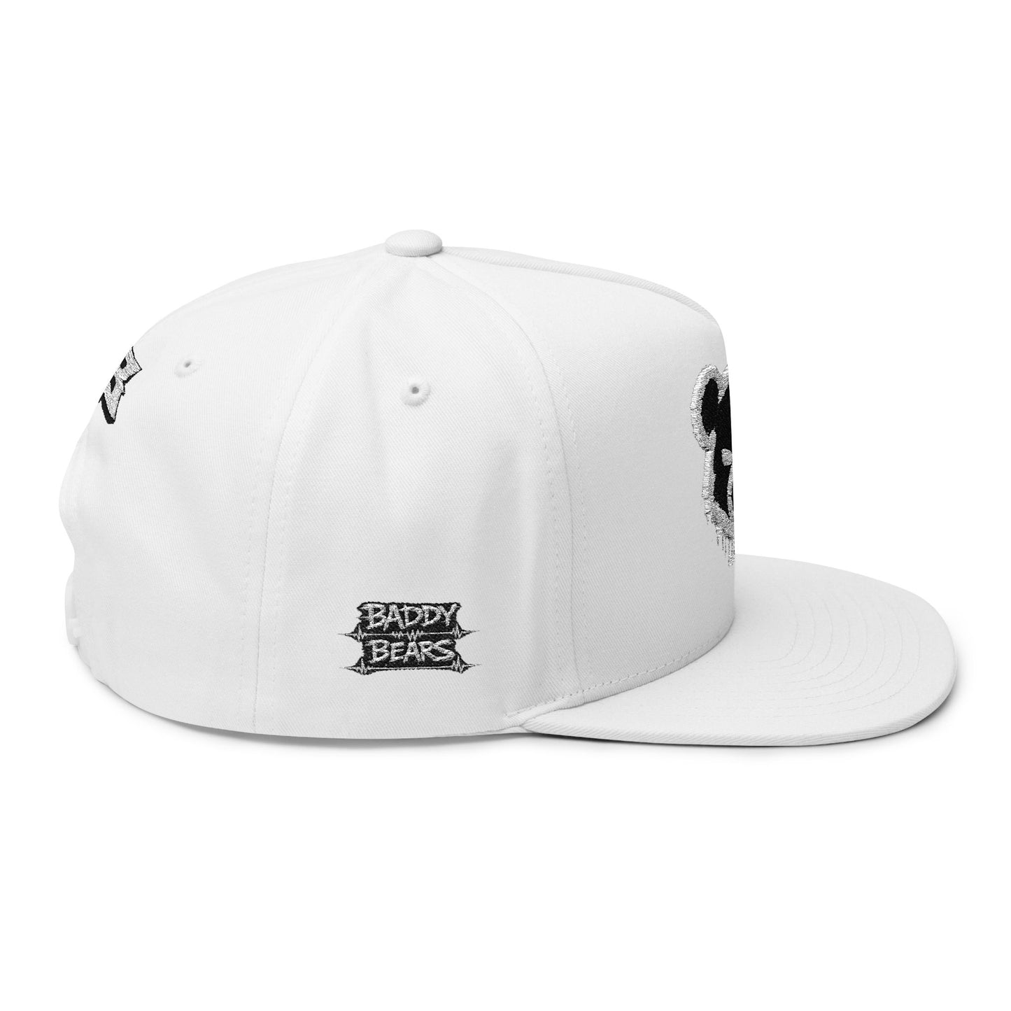 The Maker (White) Flat Bill Hat (snapback)