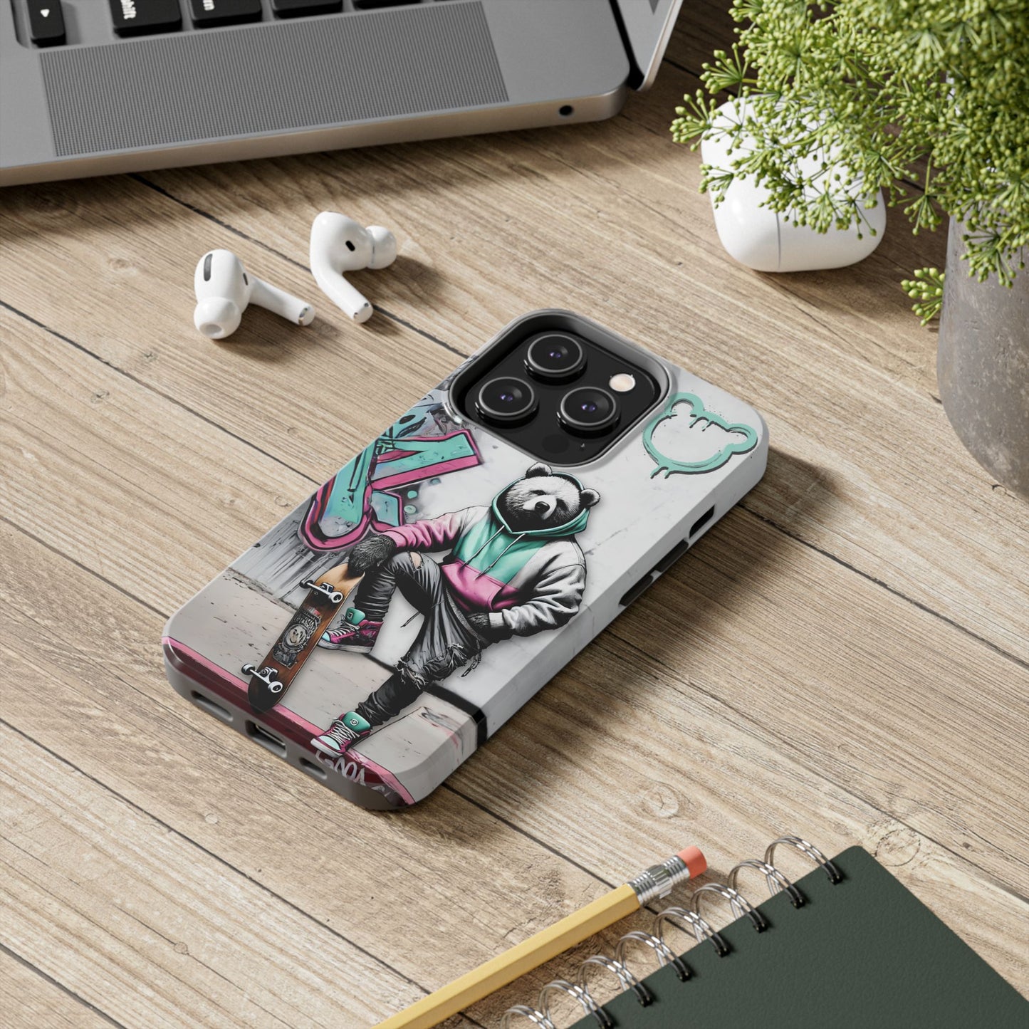 Chill Skate Baddy Bears Tough Phone Case