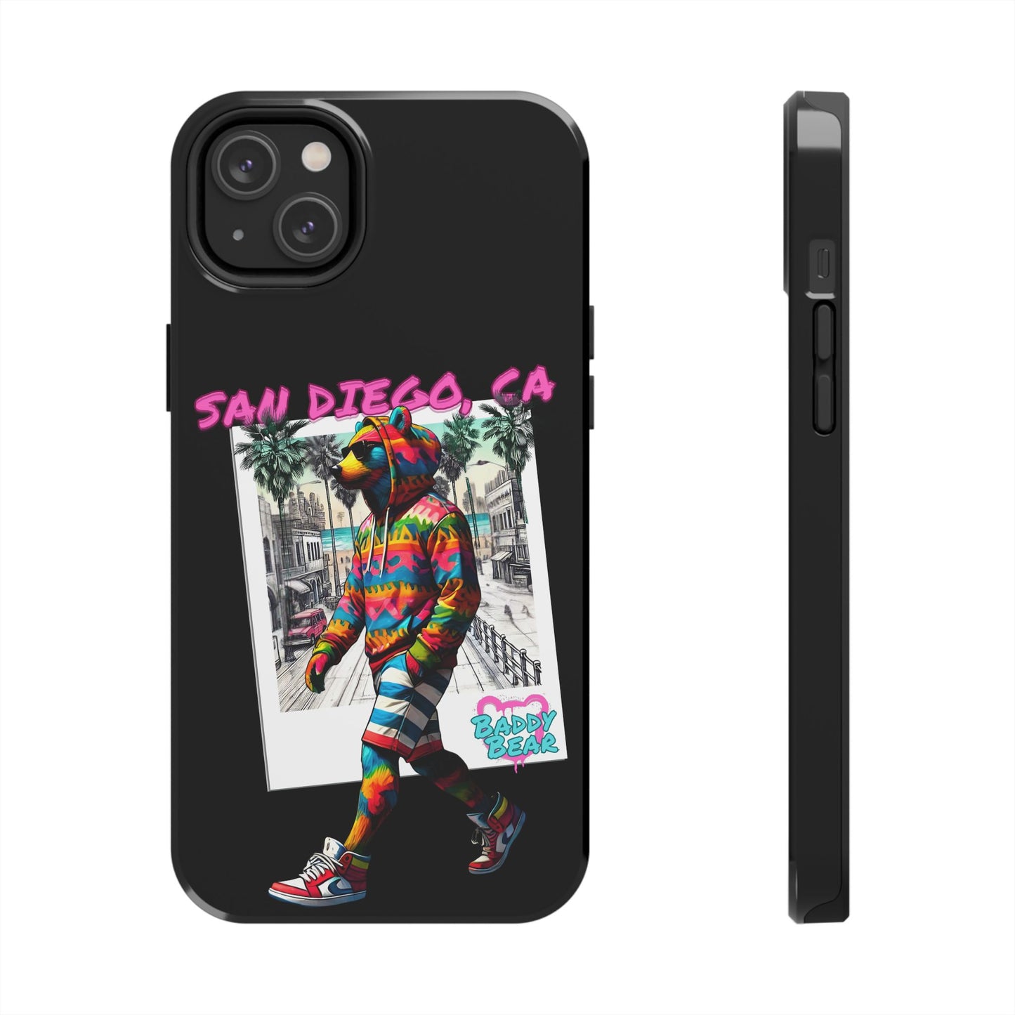 San Diego Beach Baddy Bear Tough Phone Case