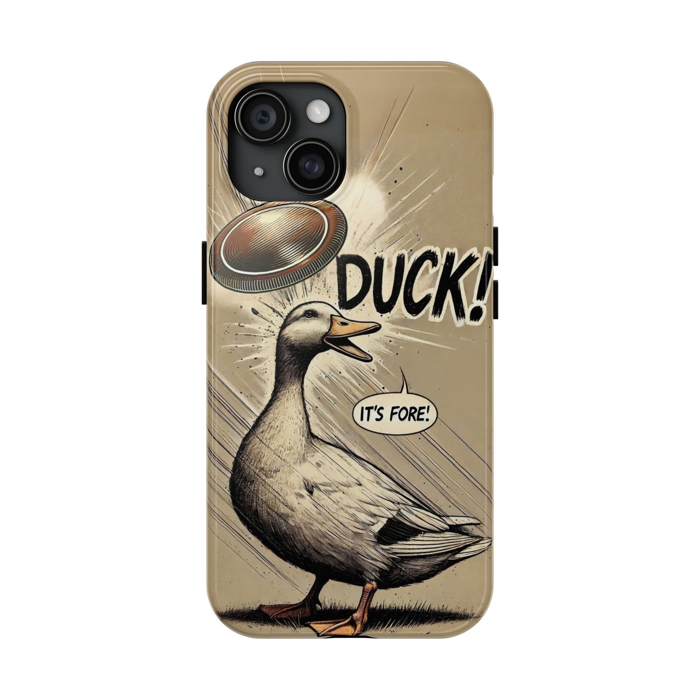 Duck Duck Disc -  Disc Golf Tough Phone Case