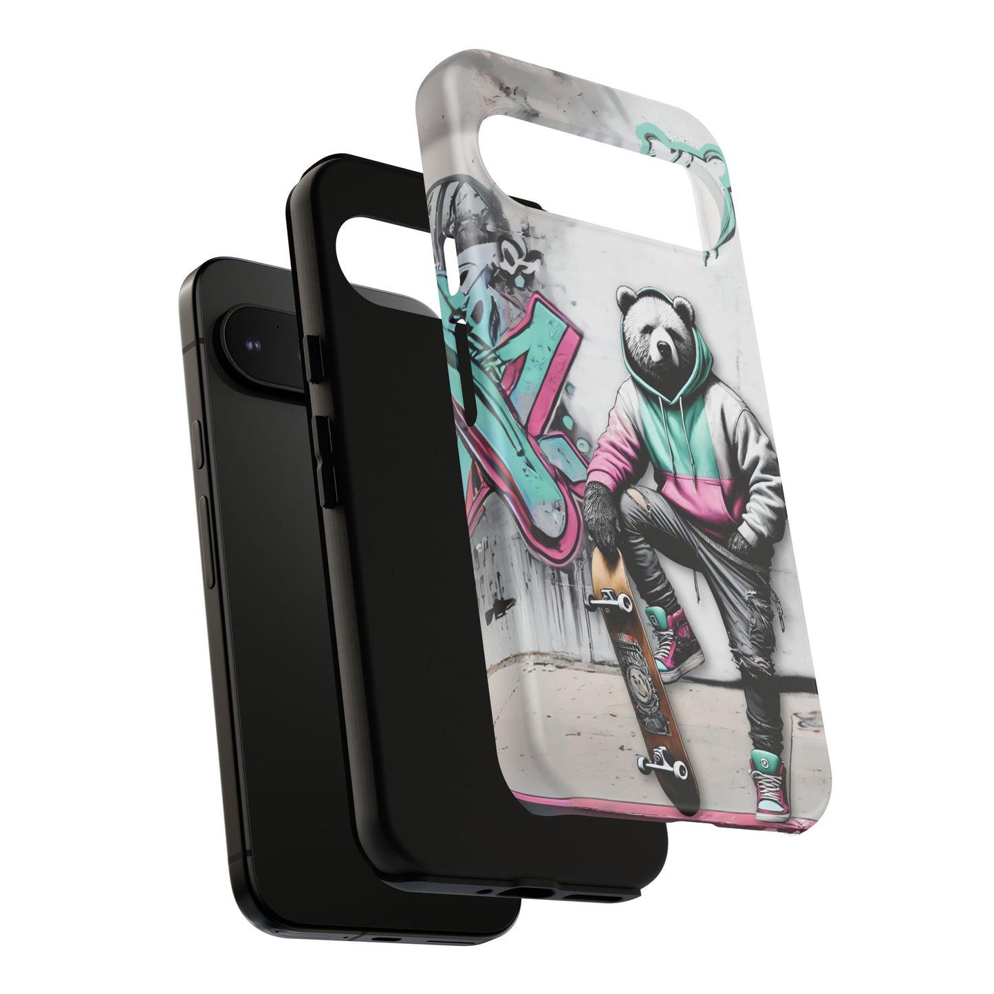 Chill Skate Baddy Bears Tough Phone Case (Google Pixel)