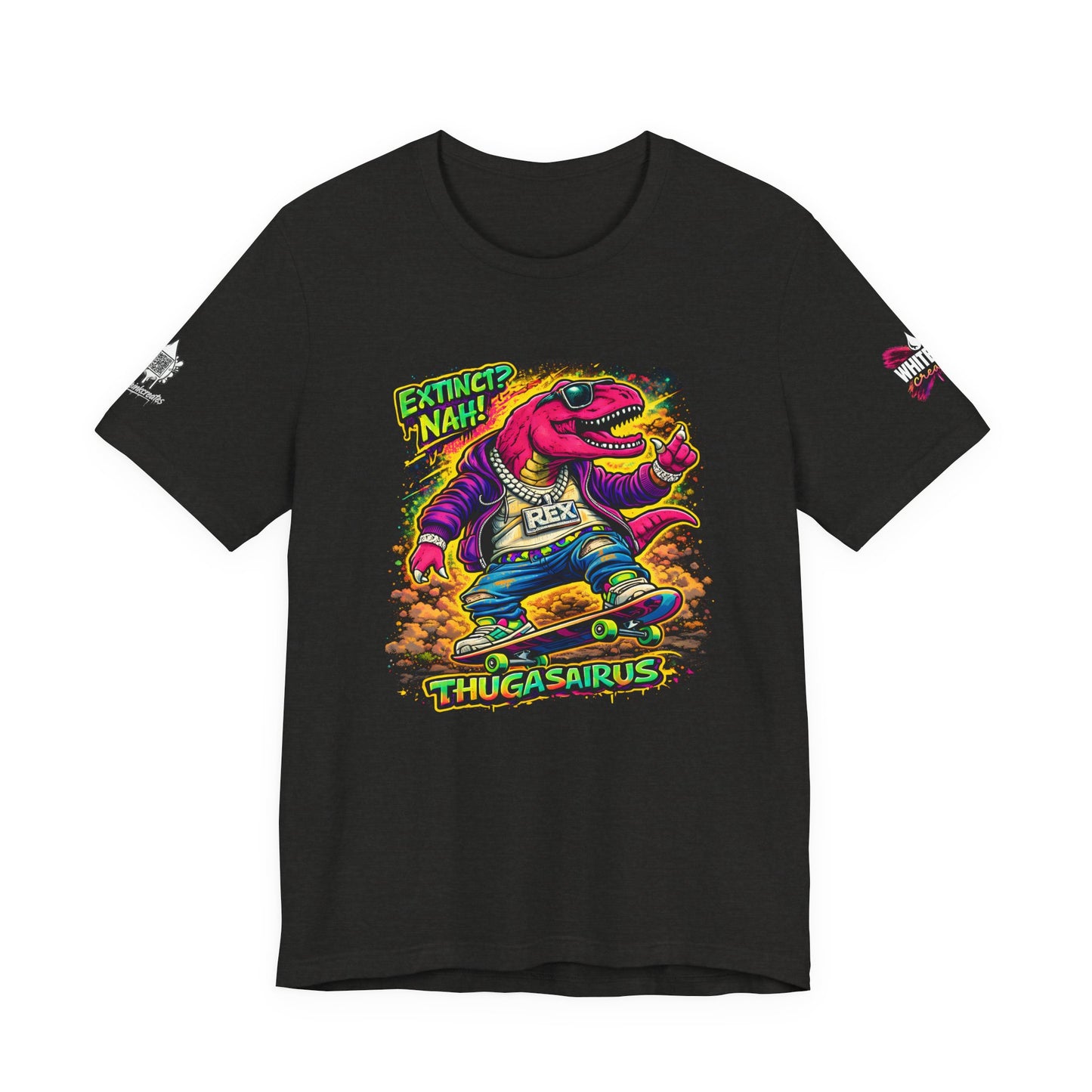 Thugasaurus Skateboard T‑Shirt