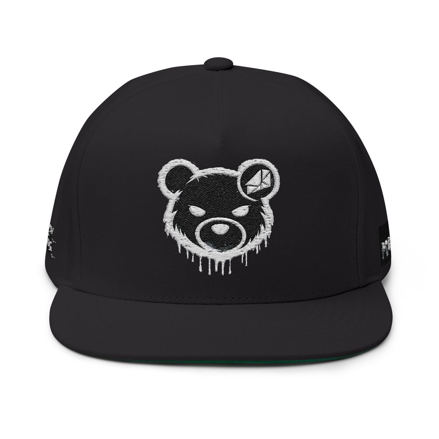 The Maker (White) Flat Bill Hat (snapback)
