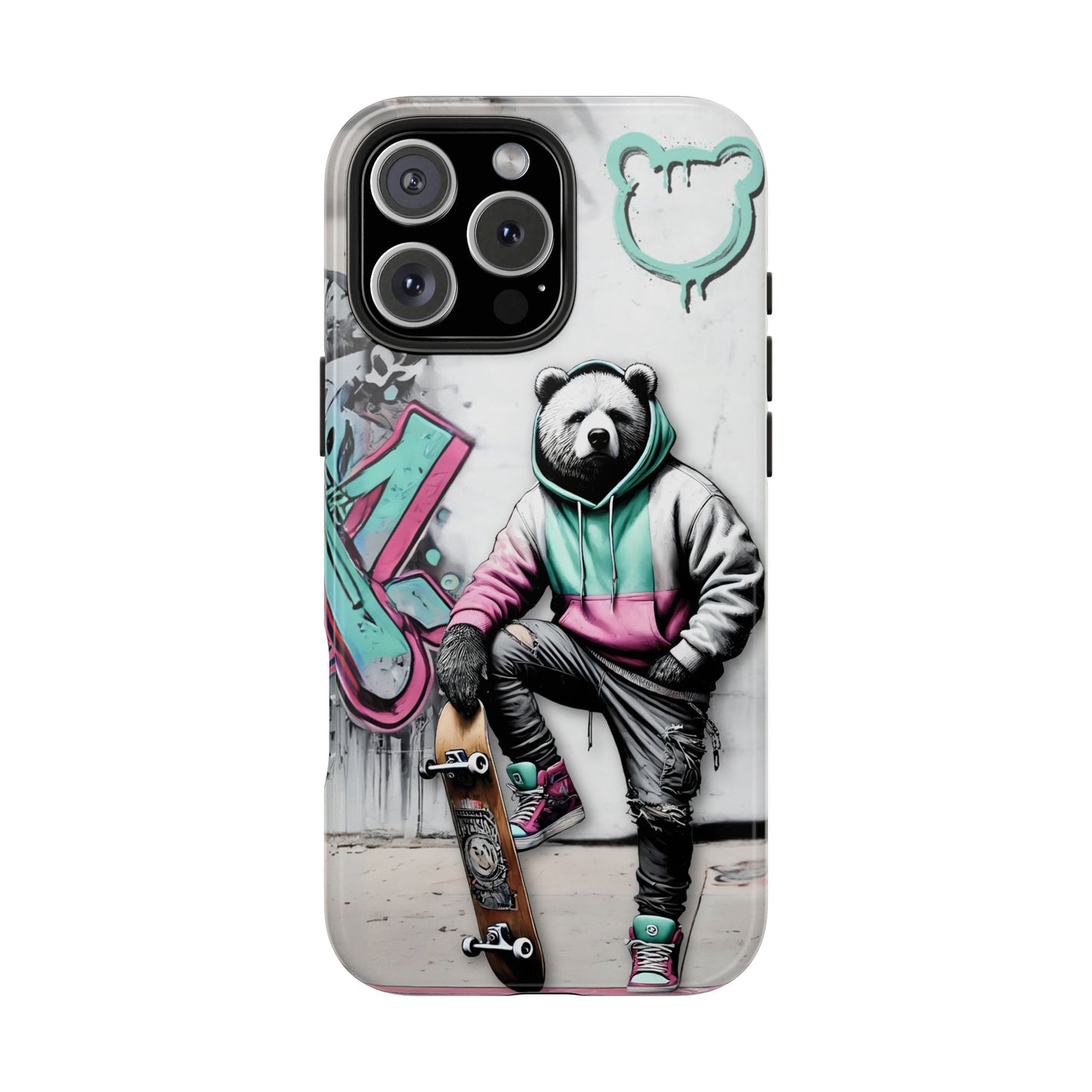 Chill Skate Baddy Bears Tough Phone Case