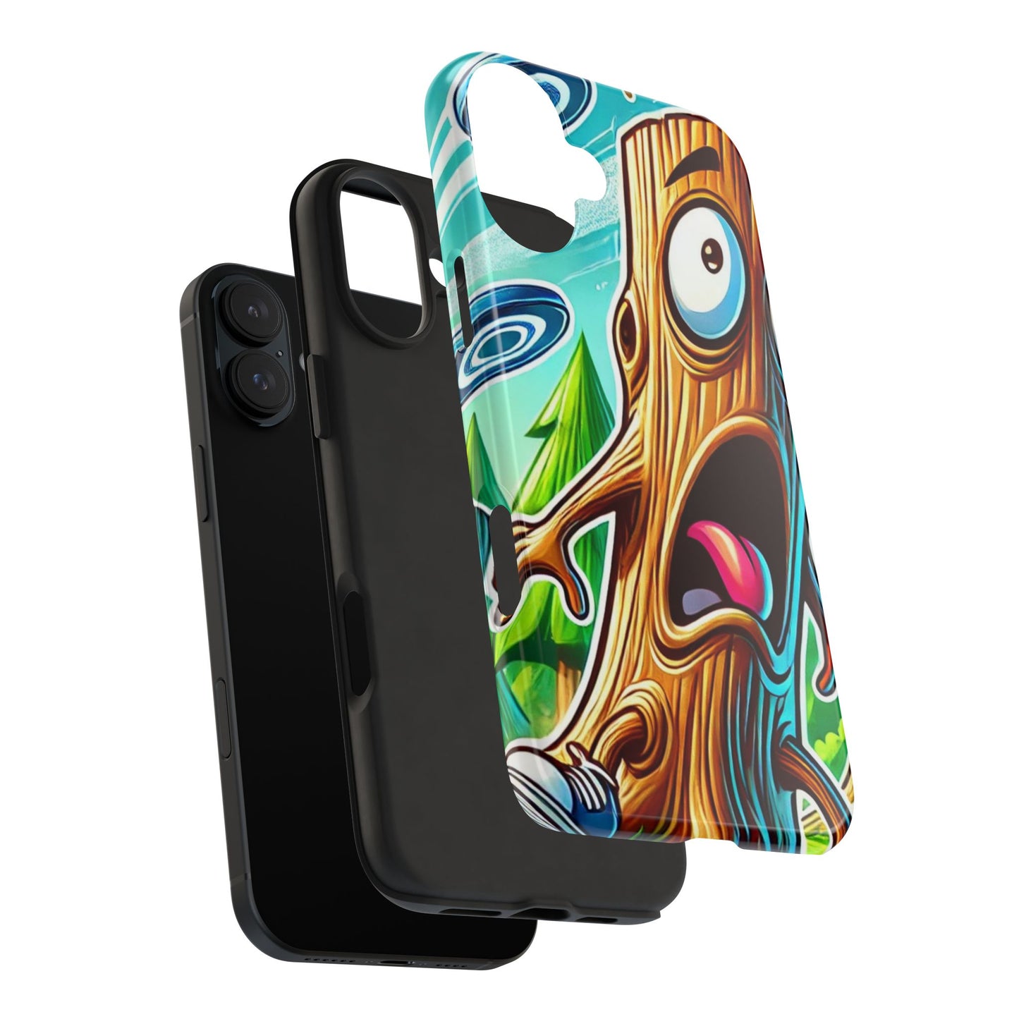 Trees Fear Me Disc Golf Tough Phone Case