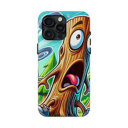 Trees Fear Me Disc Golf Tough Phone Case