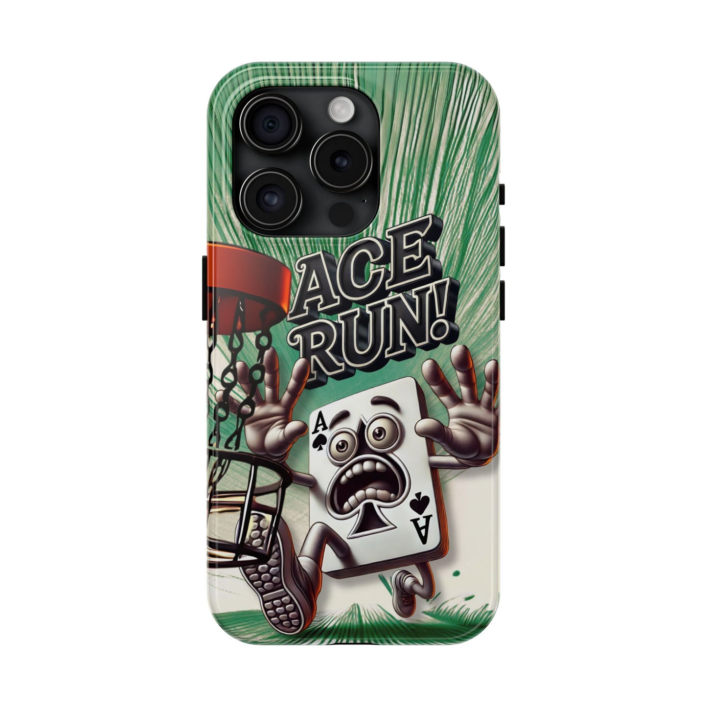 Ace Run! Disc Golf Tough Phone Case