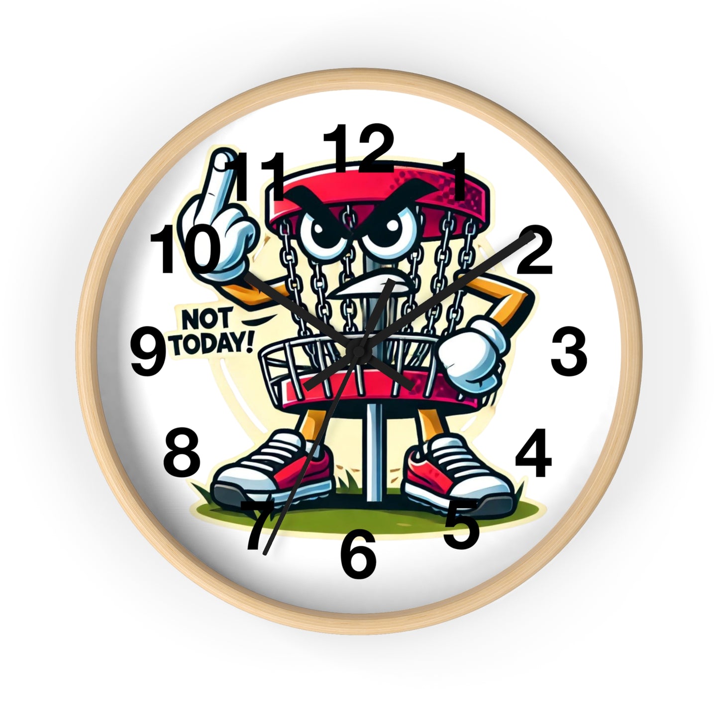 Disc Golf Wall Clock