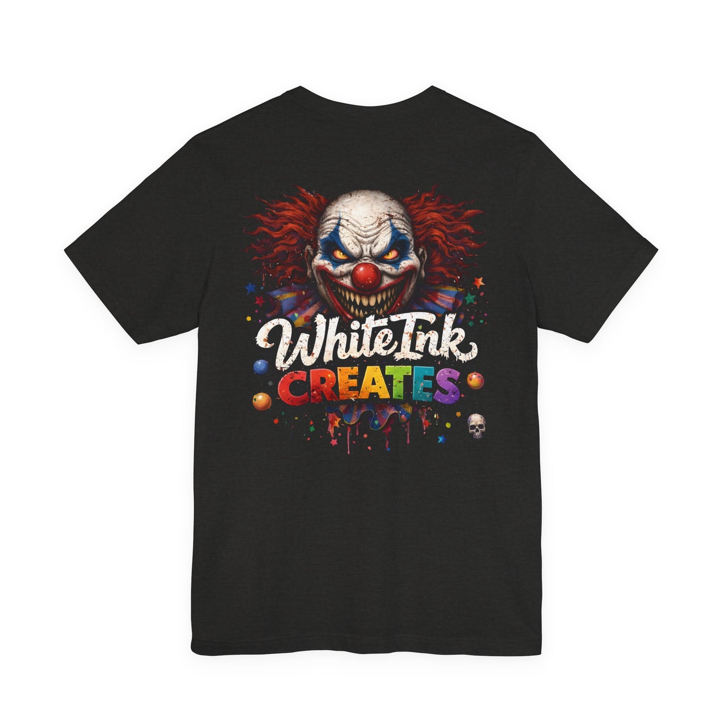 Panic the Clown White Ink Creates T-shirt
