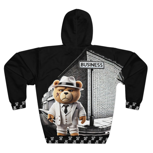 Baddy Bears Stands on Business Pullover Hoodie  The Boss Edition